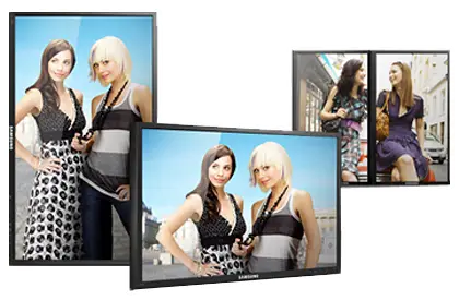 Monitores Profissionais LFD Samsung e LG