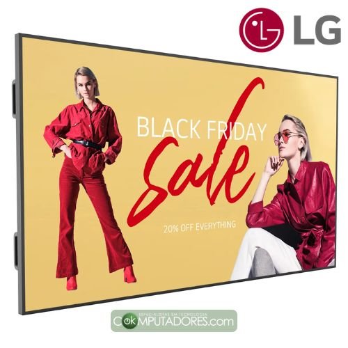 Monitor Profissional LFD LG Digital Signage Stand Alone 110UM5K-B.AWZQ com Tela LED ADS Ultra HD 4K de 110