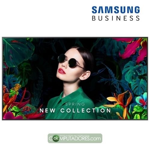 Monitor Profissional LFD Samsung Smart Signage QM65C LH65QMCEBGCXZD Tela LED Ultra HD 4K