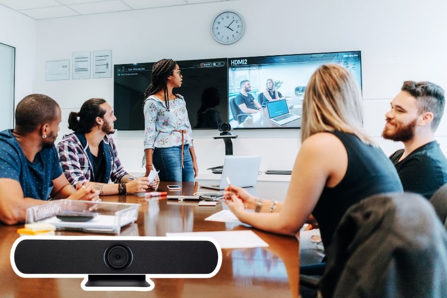 Banner Principal Sala de Videoconferência com Wecam Câmera