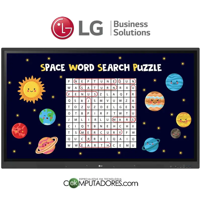 Lousa Interativa Digital LG CreateBoard com Tela LED IPS Ultra HD 4K Touch de 55 55TR3DK