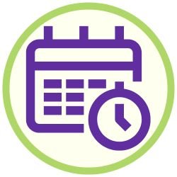 PABX em Nuvem com IA Ícones Agendamento