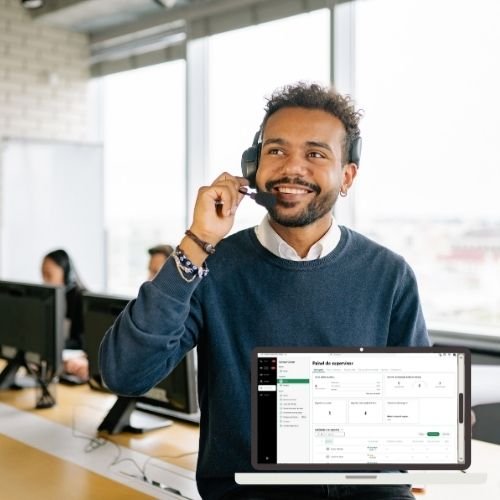 PABX em Nuvem com IA - Supervisão em Tempo Real e Gestão de Equipe