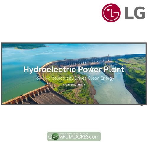 Monitor Profissional LFD Digital Signage LG Ultra-Stretch Stand Alone 105BM5P-B com Tela LED de Ultra HD 5K de 105 polegadas