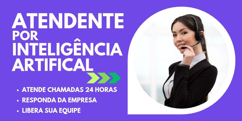 Banner Página Principal Atendente por Inteligência Artificial
