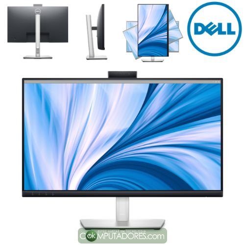 Monitor Profissional Dell C2423H para Videoconferência com Tela LED IPS Full HD 24 210-BJTW