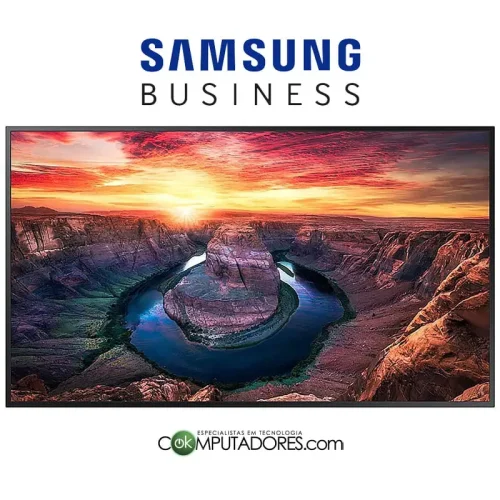 Monitor Profissional LFD Samsung Smart Signage Stand Alone de 50" QB50C (LH50QBCEBGCXZD)