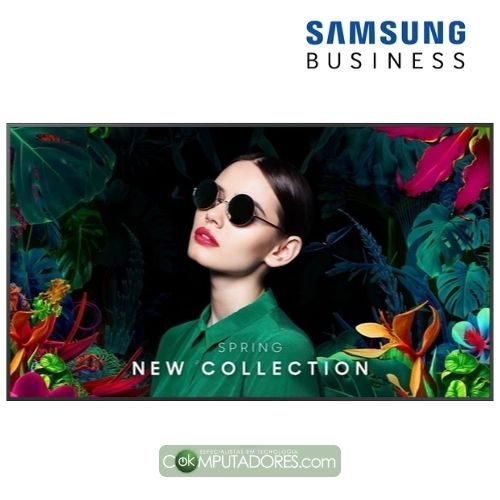 Monitor Profissional LFD Samsung Smart Signage QM65C LH65QMCEBGCXZD Tela LED Ultra HD 4K